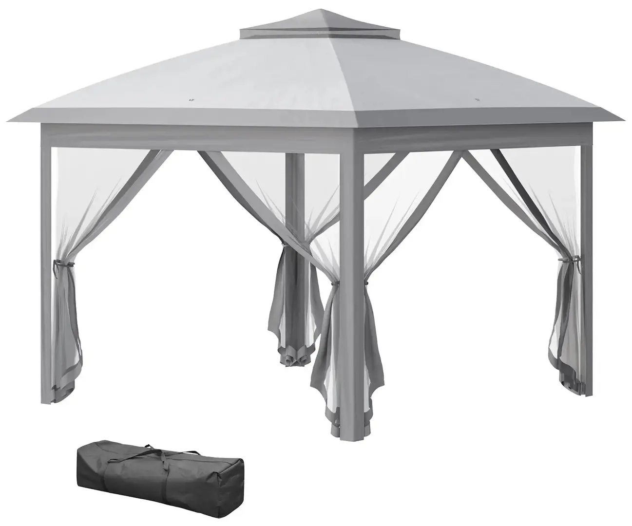 Садовый павильон Outsunny 84C-300V01GY (Grey)