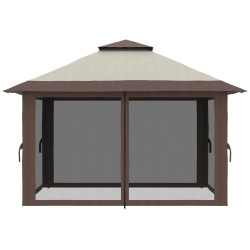 Pavilion de gradina Outsunny 84C-353V00BG (Beige) Thumb