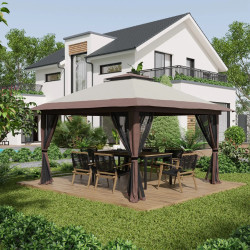Pavilion de gradina Outsunny 84C-353V00BG (Beige) Thumb