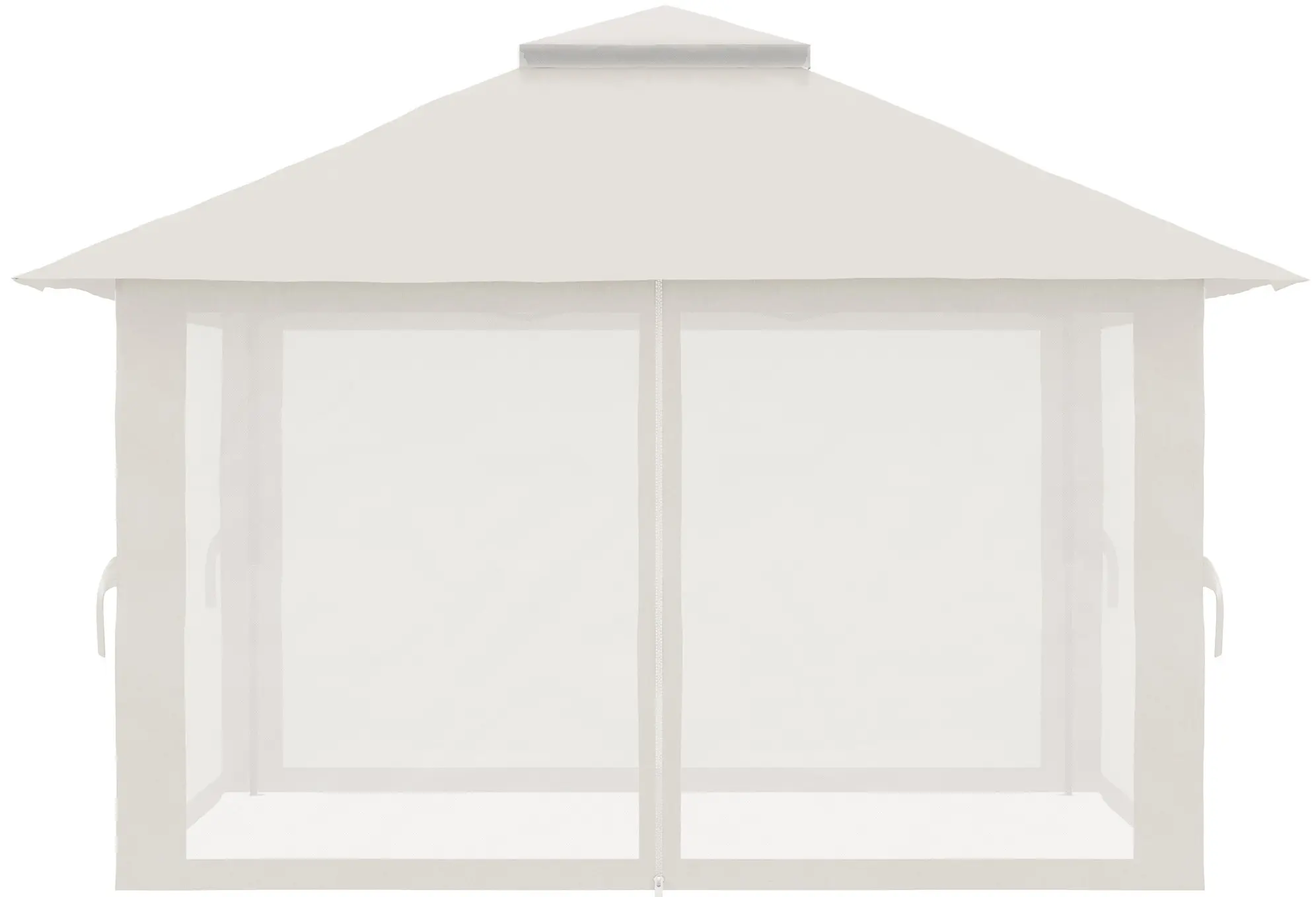 Pavilion de gradina Outsunny 84C-353V00CW 4x4 m (Cream) - 3