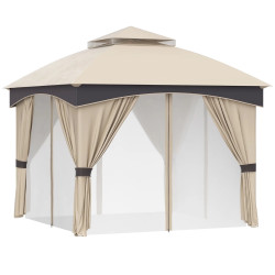 Pavilion de gradina Outsunny 84C-368V00BG 3x3 (Beige) Thumb