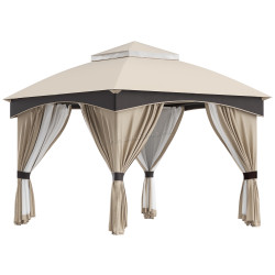Pavilion de gradina Outsunny 84C-368V00BG 3x3 (Beige)