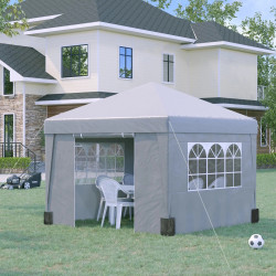 Pavilion de gradina Outsunny 84C-398V00LG 298x298x288 (Light Grey) Thumb