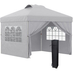 Садовый павильон Outsunny 84C-406V00LG 2.97x2.97 m (Light Grey) Thumb