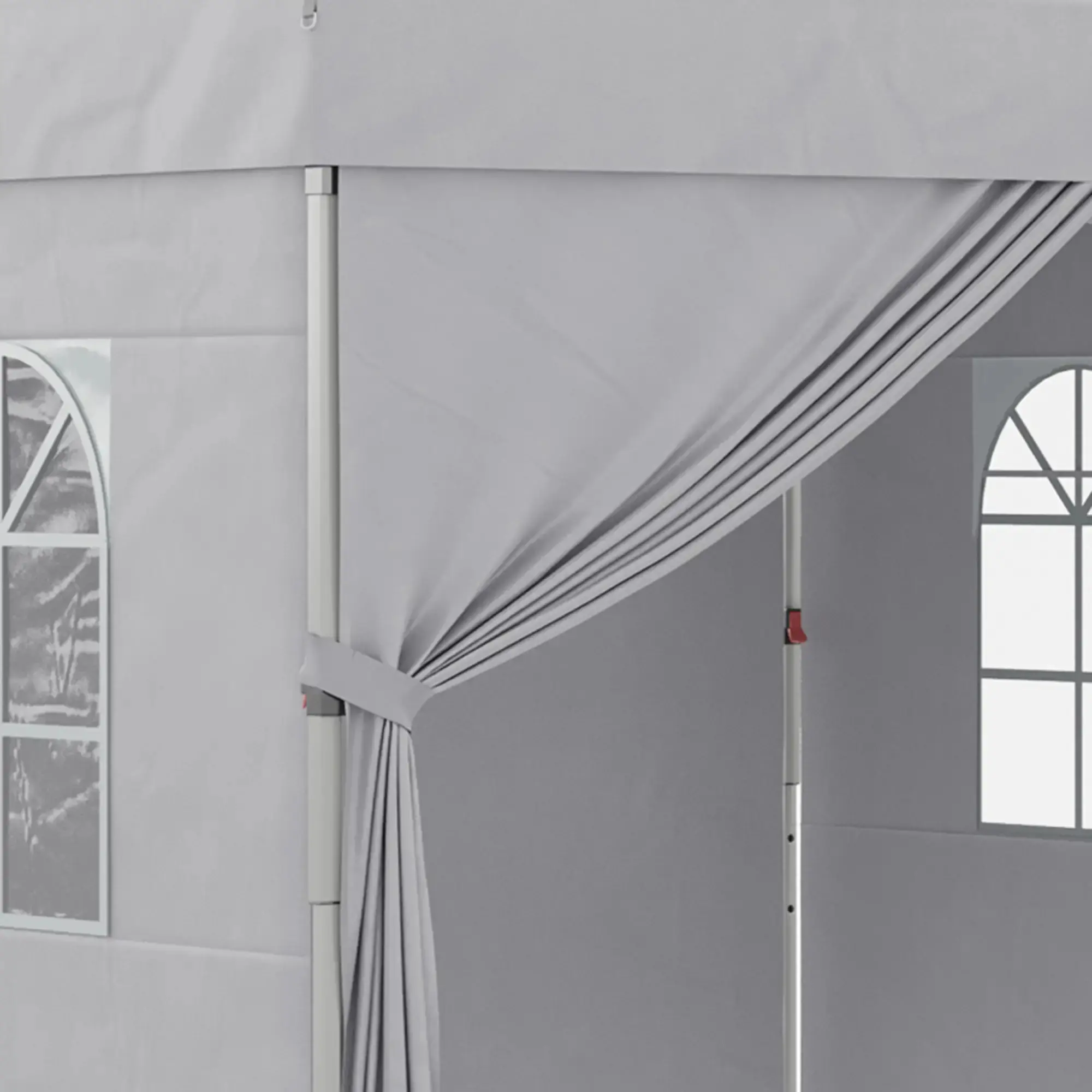 Садовый павильон Outsunny 84C-406V00LG 2.97x2.97 m (Light Grey) - 3