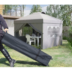 Садовый павильон Outsunny 84C-406V00LG 2.97x2.97 m (Light Grey) Thumb