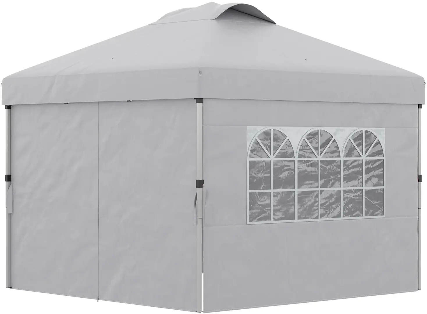 Садовый павильон Outsunny 84C-406V00LG 2.97x2.97 m (Light Grey)