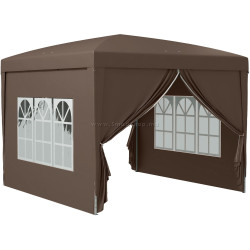 Pavilion de gradina Outsunny 84C-430V00CF 2.95x2.95 m (Brown)