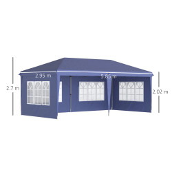 Садовый павильон Outsunny 84C-431V00BU 6x3 (Blue) Thumb