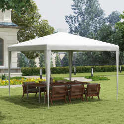 Pavilion de gradina Outsunny 84C-433V00WT 3x3 (White) Thumb