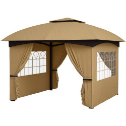 Садовый павильон Outsunny 84C-554V00BG 3.35x3.35 m (Beige) Thumb