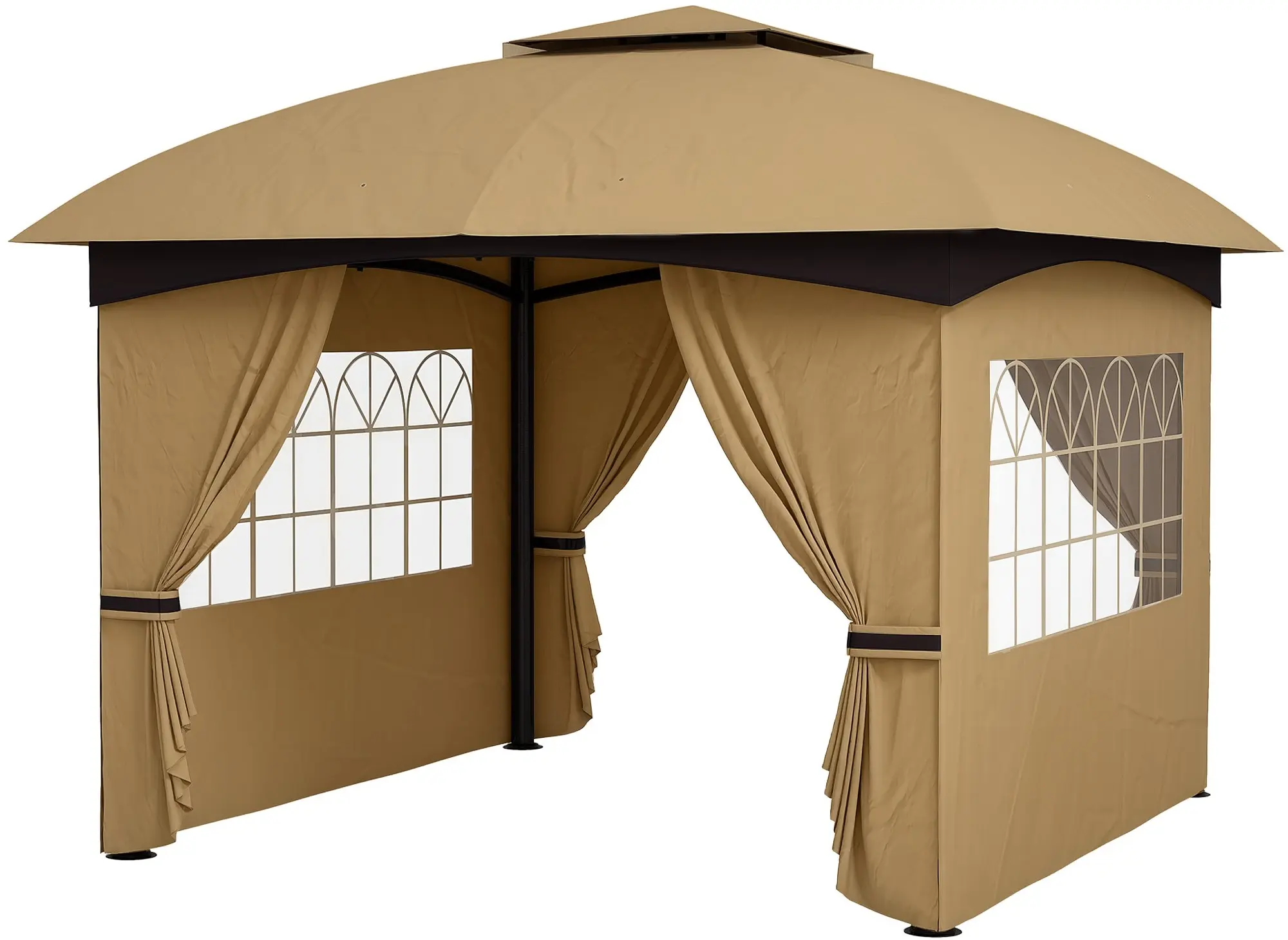 Садовый павильон Outsunny 84C-554V00BG 3.35x3.35 m (Beige) - 2