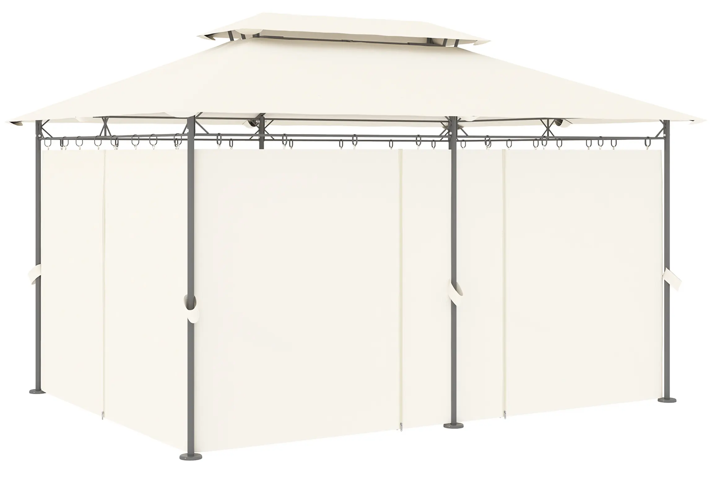 Садовый павильон Outsunny 84C-580V00CW (White-Cream) - 2