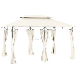 Pavilion de gradina Outsunny 84C-580V00CW (White-Cream)