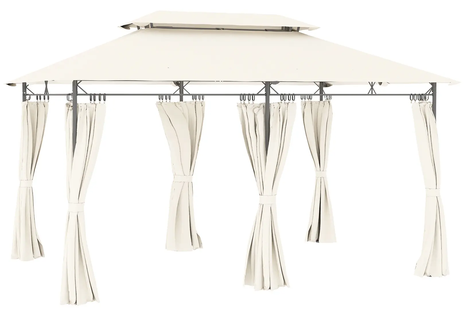 Садовый павильон Outsunny 84C-580V00CW (White-Cream)