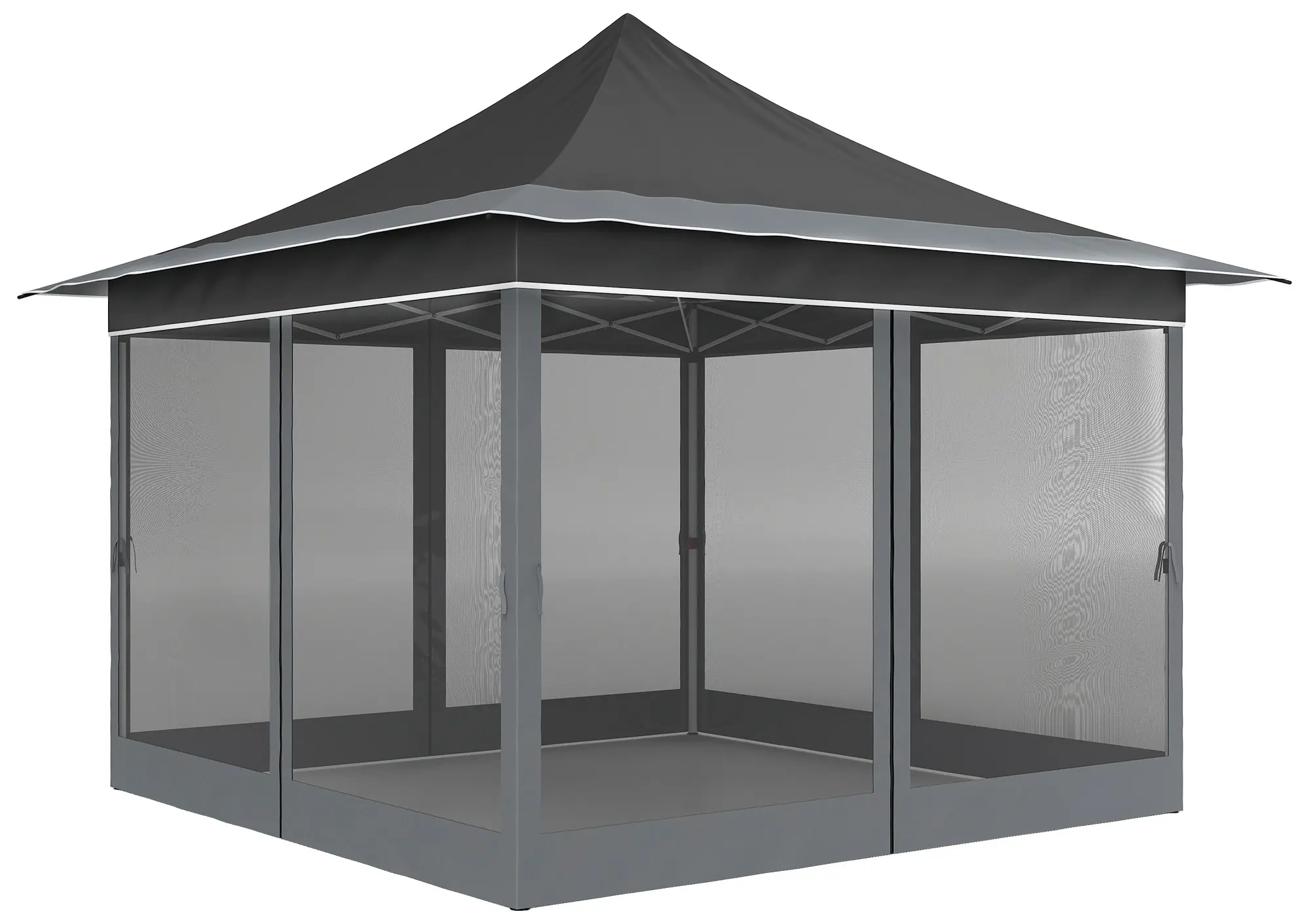 Садовый павильон Outsunny 84C-661V00CG (Dark Grey) - 2