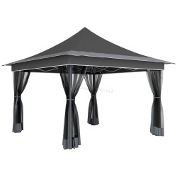 Pavilion de gradina Outsunny 84C-661V00CG (Dark Grey)
