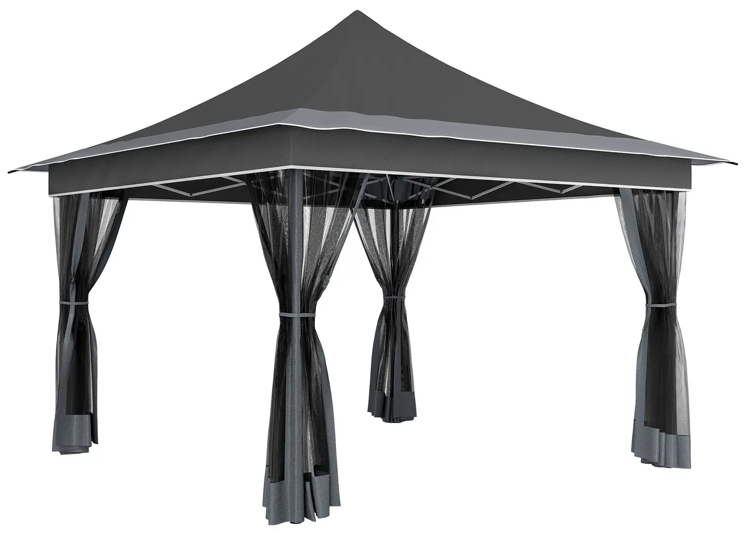 Садовый павильон Outsunny 84C-661V00CG (Dark Grey)