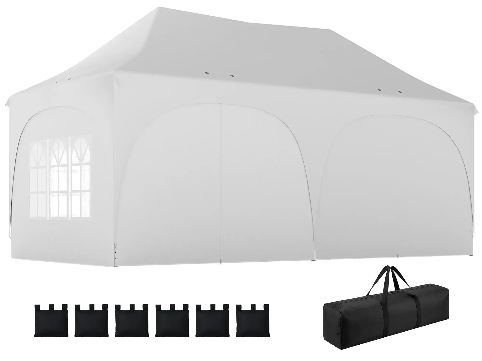 Pavilion de gradina Outsunny 84C-732V00WT (White) - 3