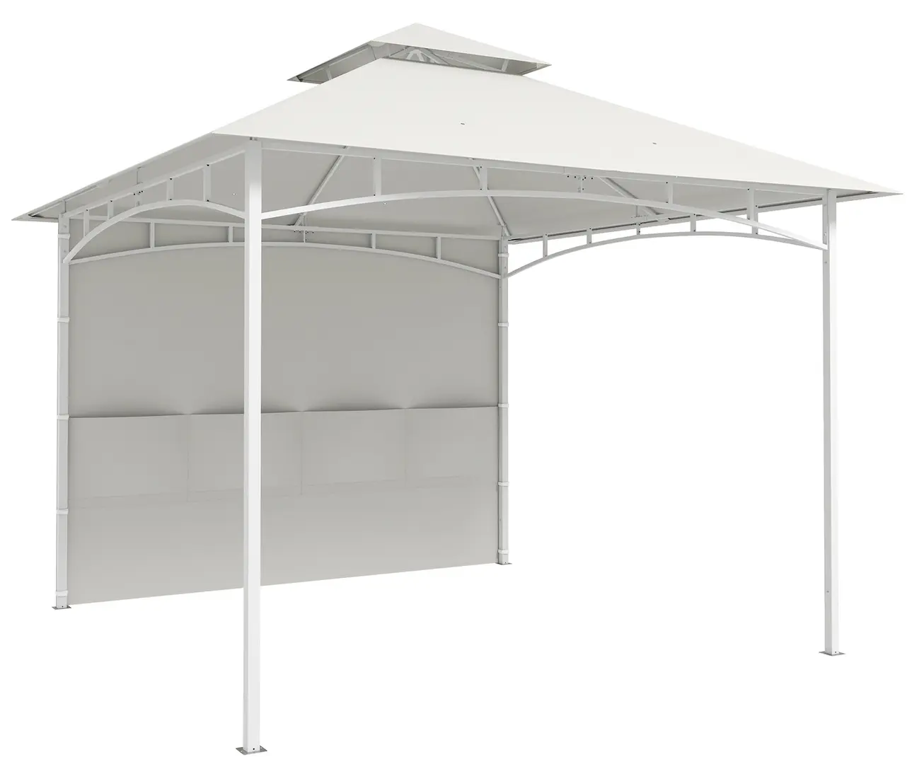 Pavilion de gradina Outsunny 84C-750V00CW 3x3 (Cream)