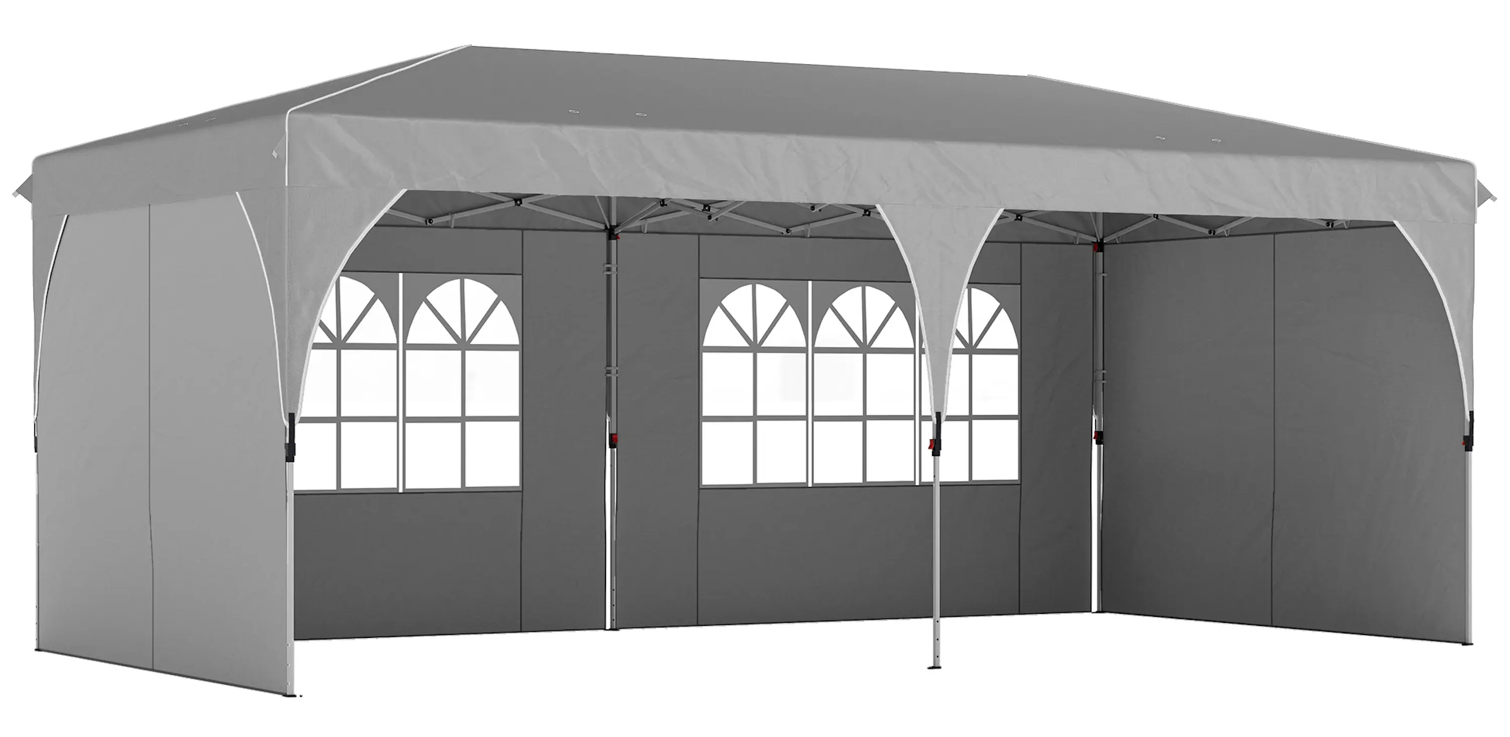 Садовый павильон Outsunny 84C-756V00LG 3x6 (Light Grey) - 2