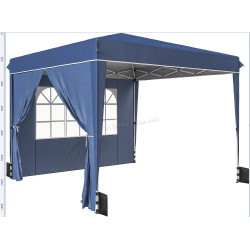 Садовый павильон Outsunny 84C-758V00DB 3x3 m (Dark Blue)