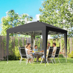 Pavilion de gradina Outsunny 84C-793V00BK 3x3 (Black) Thumb