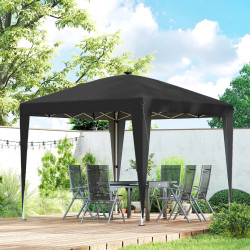 Pavilion de gradina Outsunny 84C-793V00BK 3x3 (Black) Thumb