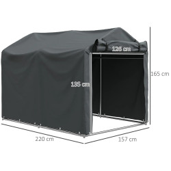 Садовый павильон Outsunny 84H-258V00CG 2.2x1.57m (Dark Grey) Thumb