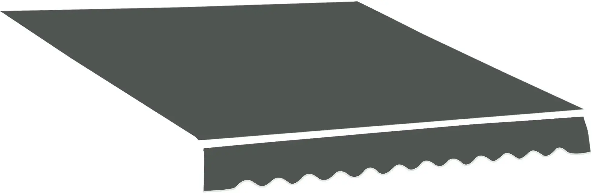 Сменный тент для маркизы Outsunny 840-234V02GY (Grey)