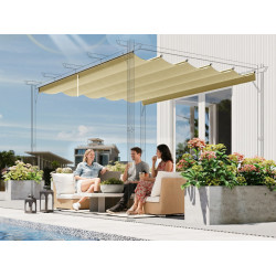 Сменный тент для перголы Outsunny 84C-372V00BG (Beige) Thumb