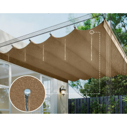 Сменный тент для перголы Outsunny 84C-372V00TN (Light Brown) Thumb