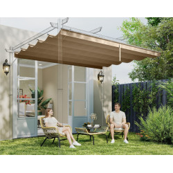 Сменный тент для перголы Outsunny 84C-372V00TN (Light Brown) Thumb