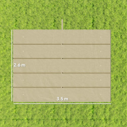 Сменный тент для перголы Outsunny 84C-372V01BG (Beige) Thumb