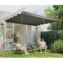 Сменный тент для перголы Outsunny 84C-372V01LG (Light Grey) Thumb