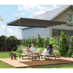 Сменный тент для перголы Outsunny 84C-372V01LG (Light Grey) Thumb
