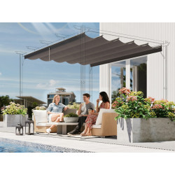 Сменный тент для перголы Outsunny 84C-372V01LG (Light Grey) Thumb