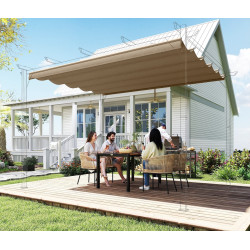 Copertina de rezerva pentru pergola Outsunny 84C-372V01TN (Beige) Thumb