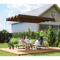 Сменный тент для перголы Outsunny 84C-466V00CF (Brown) Thumb