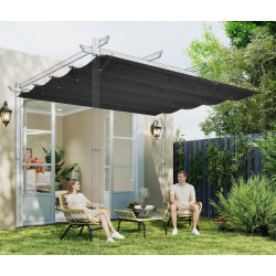 Copertina de rezerva pentru pergola Outsunny 84C-466V00CG (Dark Grey) Thumb