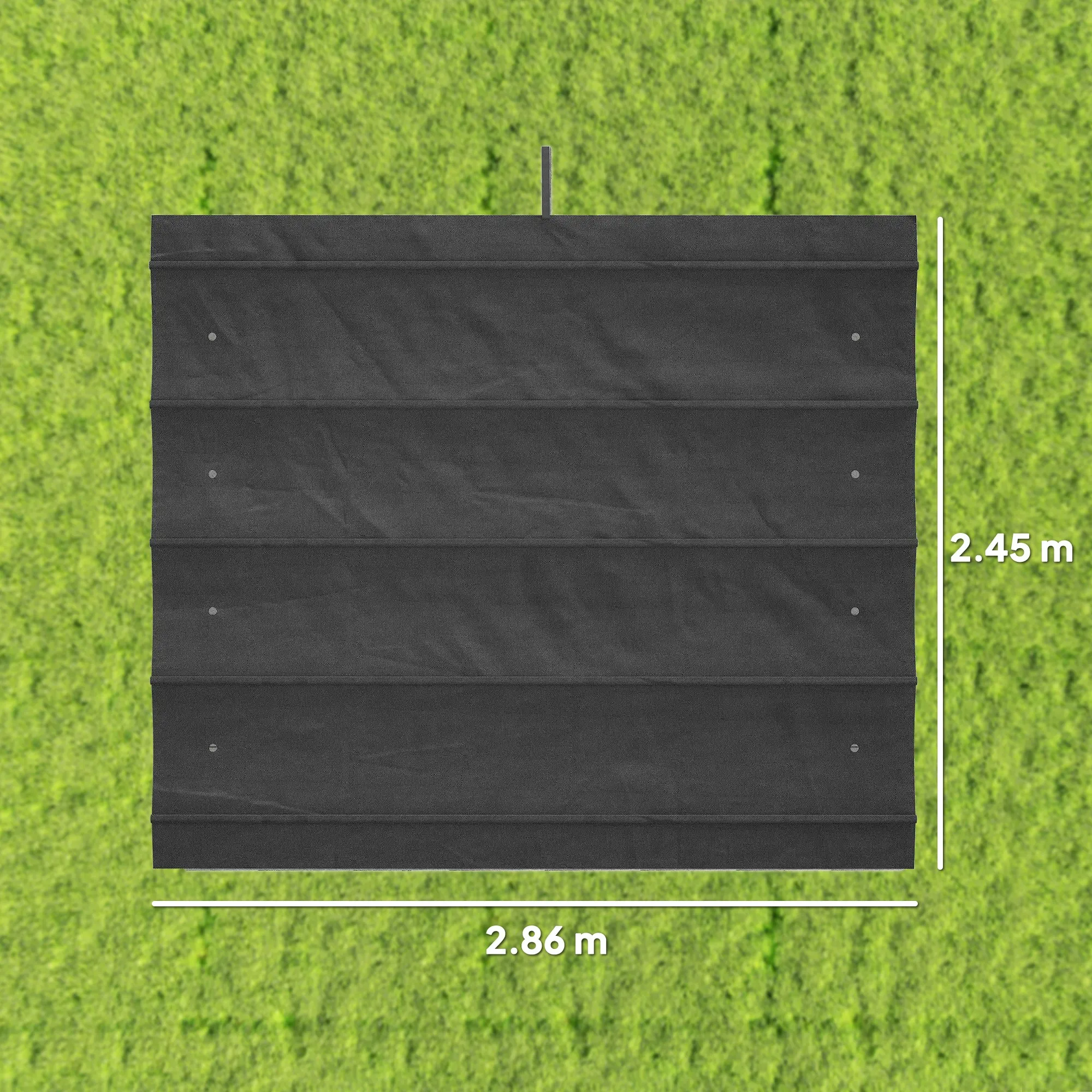 Copertina de rezerva pentru pergola Outsunny 84C-466V00CG (Dark Grey) - 7