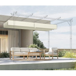 Copertina de rezerva pentru pergola Outsunny 84C-466V00CW (Cream) Thumb