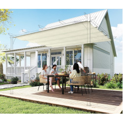 Copertina de rezerva pentru pergola Outsunny 84C-466V00CW (Cream) Thumb