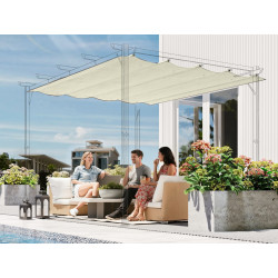 Copertina de rezerva pentru pergola Outsunny 84C-466V00CW (Cream) Thumb