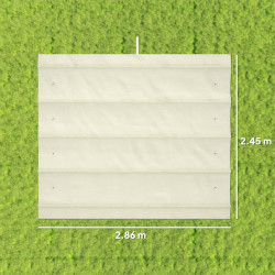 Copertina de rezerva pentru pergola Outsunny 84C-466V00CW (Cream) Thumb