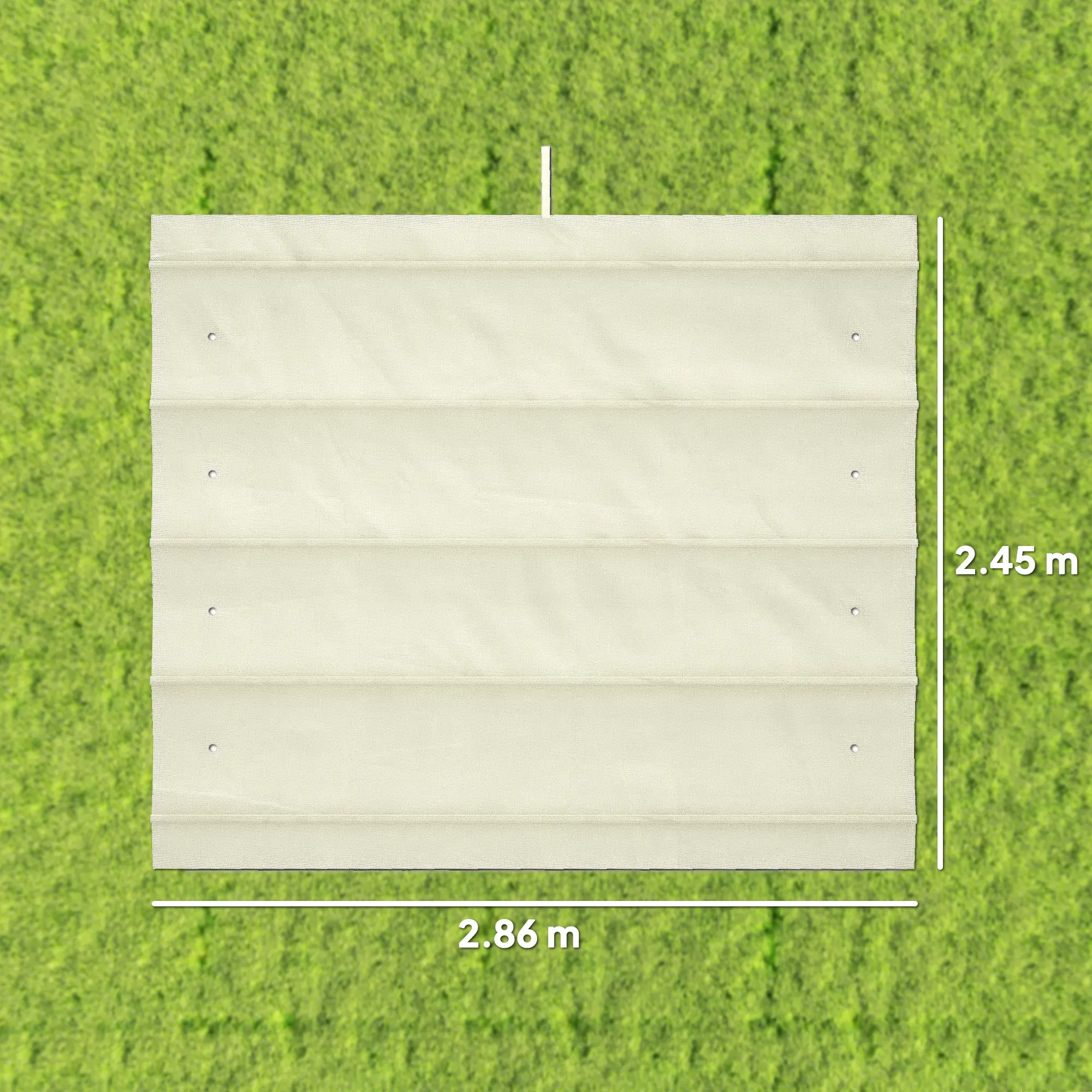 Copertina de rezerva pentru pergola Outsunny 84C-466V00CW (Cream) - 7