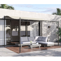 Copertina de rezerva pentru pergola Outsunny 84C-479V00BG (Beige) Thumb