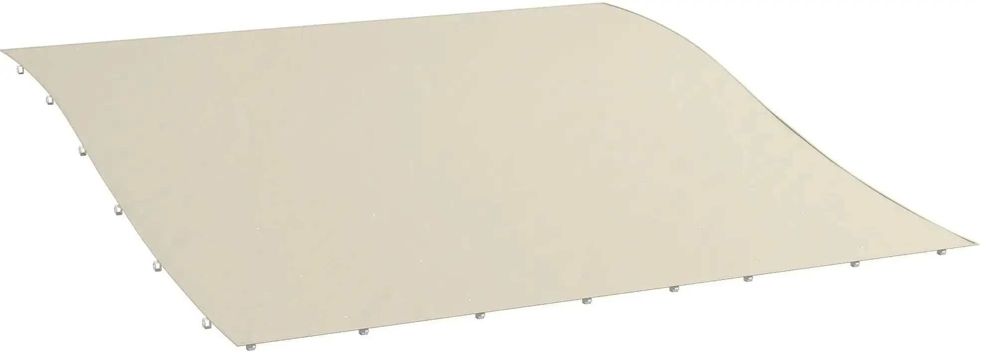 Copertina de rezerva pentru pergola Outsunny 84C-479V00BG (Beige)