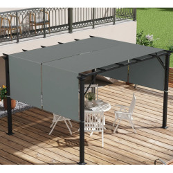 Copertina de rezerva pentru pergola Outsunny 84C-492V00CG (Anthracite) Thumb