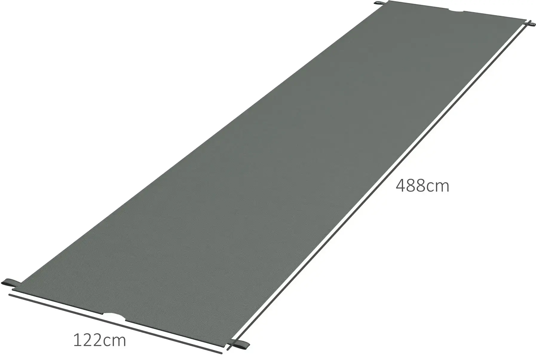 Copertina de rezerva pentru pergola Outsunny 84C-492V00CG (Anthracite) - 6